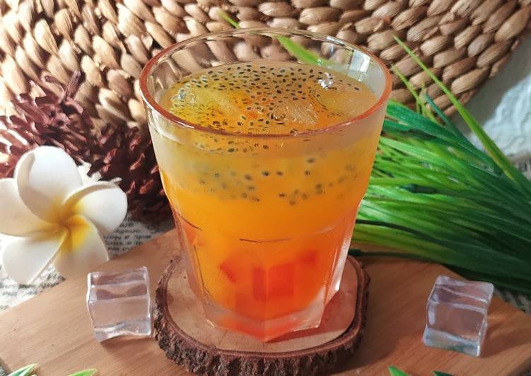 Es Nutrisari Jelly Selasih