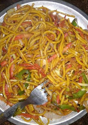 A picture of Homemade noodles.