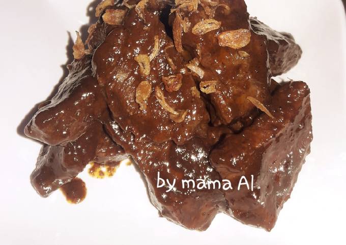 Resep Rendang daging sapi praktis, Sempurna