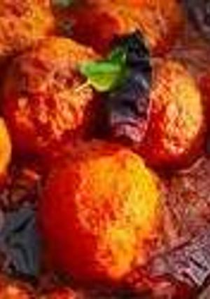 A picture of Dum Aloo.