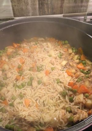صورة لوصفة الأرز المكسيكي 🍚🍲