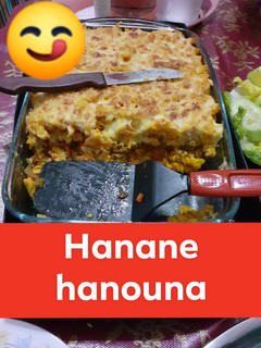 صورة لوصفة غراتان بالمعكرونة والكفتة 😋