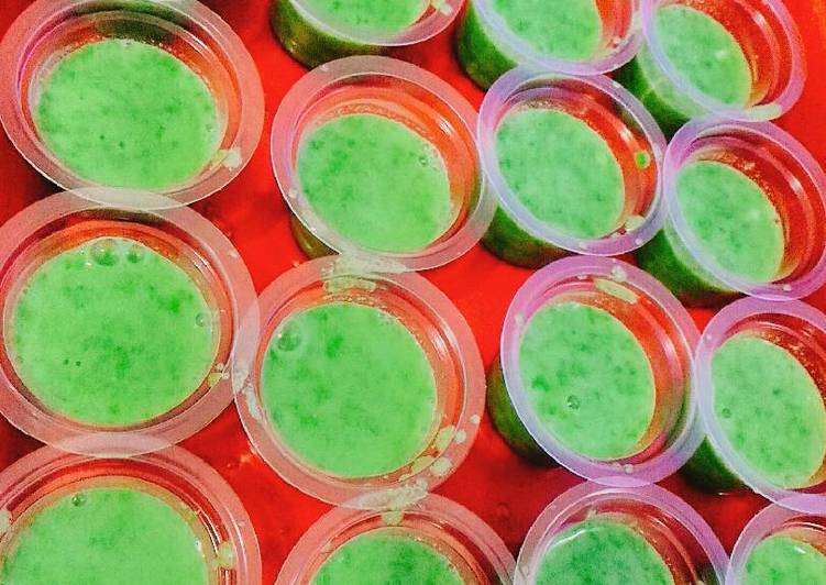 Resep Puding Ijo Lumut Coklat Keju | Bahan Membuat Puding Ijo Lumut Coklat Keju Yang Enak Dan Mudah