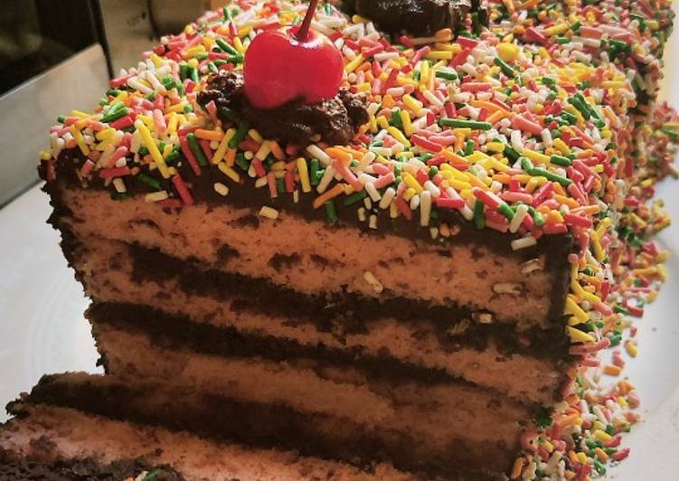 Bumbu Ice Milo Cake | Cara Membuat Ice Milo Cake Yang Enak Dan Lezat