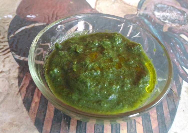 Raw mango chutney