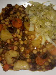 A picture of Simple githeri with carrots and potatoes.