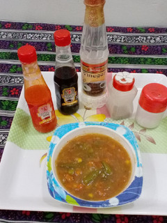 A picture of Simple veg soup.