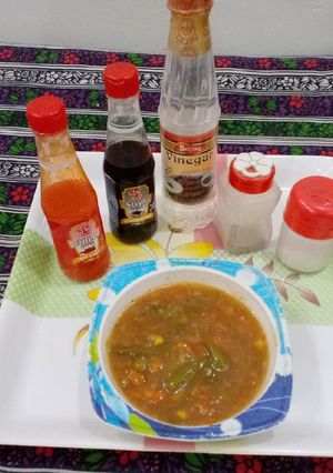 A picture of Simple veg soup.