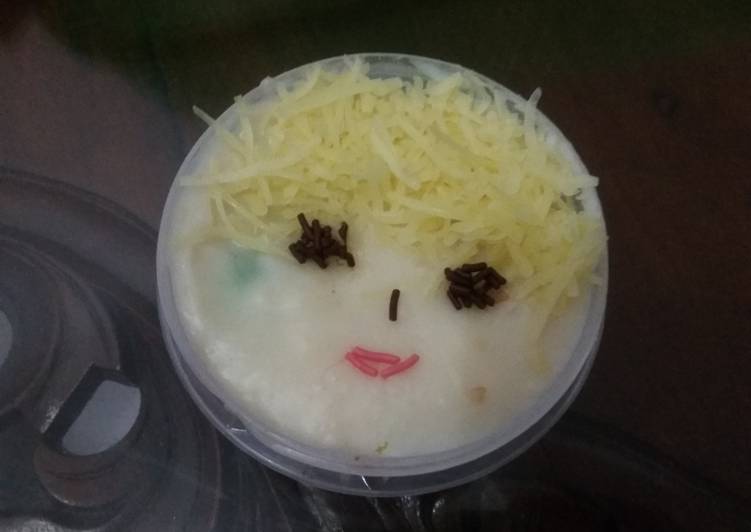 Bagaimana Menyiapkan Princess Bread Pudding with Vla &amp; Cheese Anti Gagal