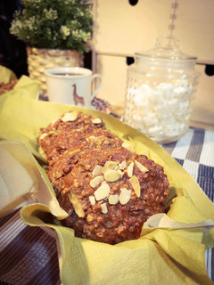 Una foto de Galletas de avena,manzana y pasas de uva, súper nutritivas y deliciosas 🍏🍇