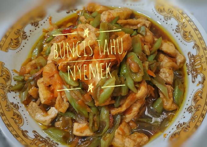 Buncis & Tahu Nyemek |masakan rumahan sehari hari
