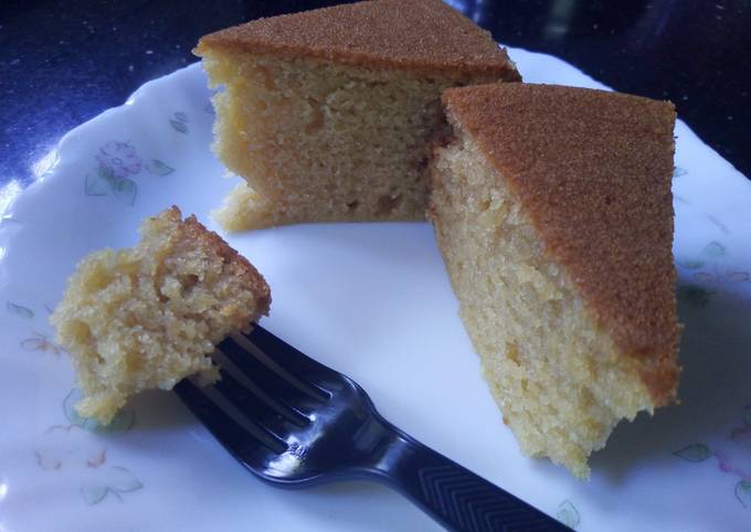 Eggless Vanilla Cake In A Pressure Cooker | Eggless Cake Recipes