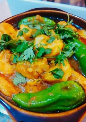 A picture of Prawns masala.
