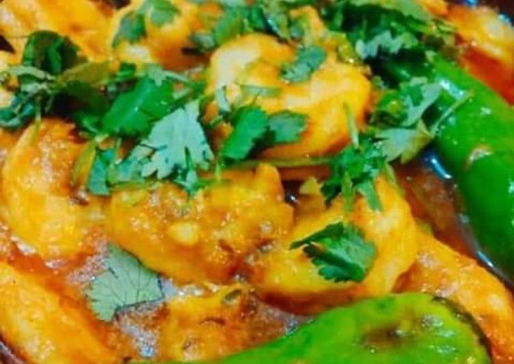 Recipe of Super Quick Homemade Prawns masala