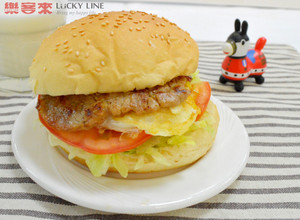 【樂客來】早午餐之～日式照燒豬肉蛋堡 的食譜成品照片