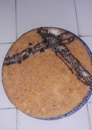 صورة لوصفة كيكة سهلة وسريعة