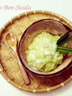 Hình của món Chè bưởi nếp lá dứa.