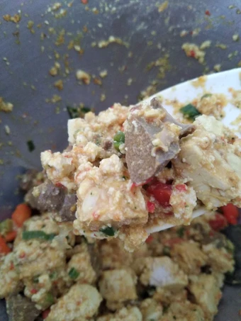 Langkah Gampang Menyiapkan Resep Bothok tahu tempe ati sapi yang Enak Banget