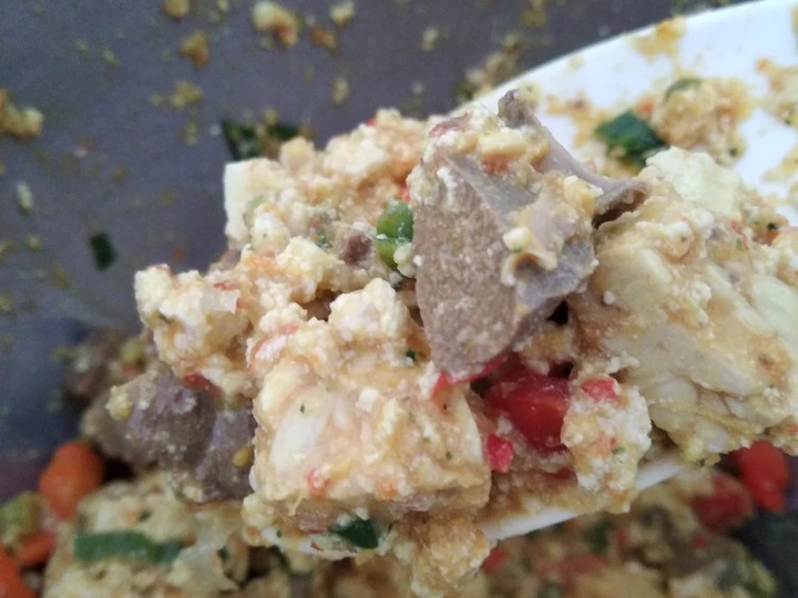 Langkah Gampang Menyiapkan Resep Bothok tahu tempe ati sapi yang Enak Banget