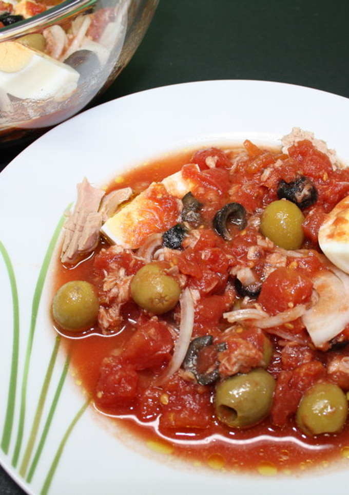 Una foto de Ensalada murciana o moje