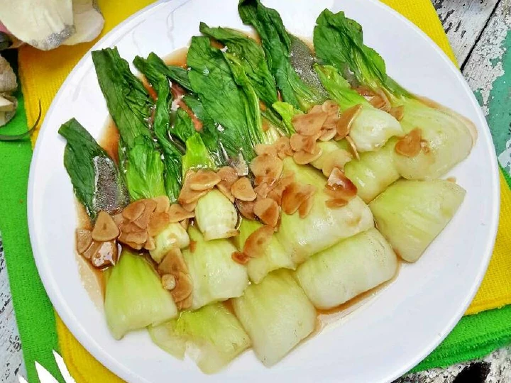 Easy Steps Make Recipes Pok Choy Cah Garlic Saos Tiram Gampilll❤ the Delicious Appealing.