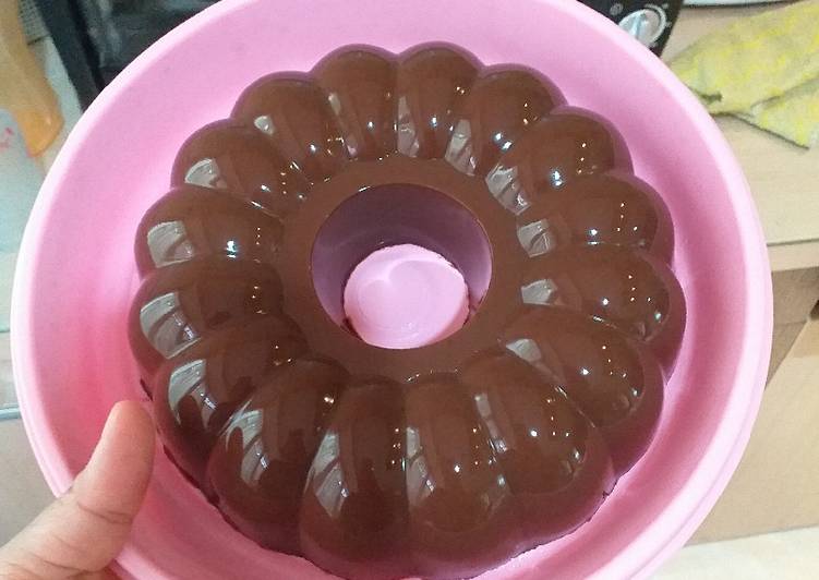 Puding coklat
