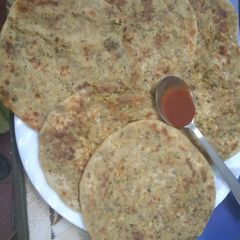 Sprouted Moong Dal Parantha A picture of Sprouted Moong Dal Parantha.