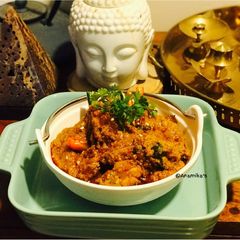 A picture of Traditional Rajasthani: Mohan Maas- Chicken 🍗😋.