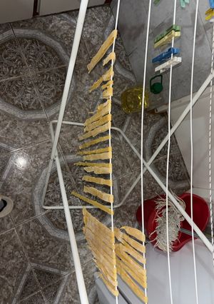 Una foto de Tallarines cinta,caceritos,cinta ancha. Para disfrutar en familia con cualquier acompañamiento