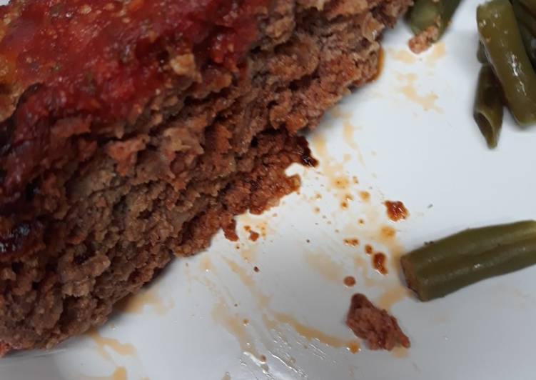 Tasty And Delicious of Two Meatloaf in one pan