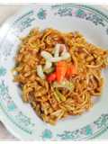 Mie Tumis Kerang Bambu ala Aceh