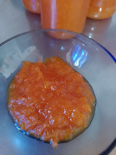 Una foto de Mermelada de zanahoria🥕, batata/camote y naranja 🍊