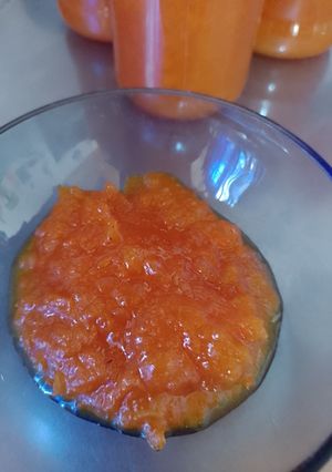 Una foto de Mermelada de zanahoria🥕, batata/camote y naranja 🍊