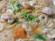 Gambar seblak mie telor