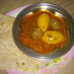 A picture of Beef koftay Aaloo.