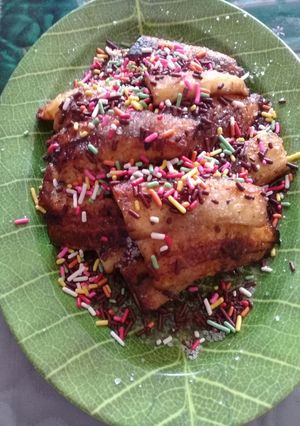 Foto resep Pisang coklat sederhana