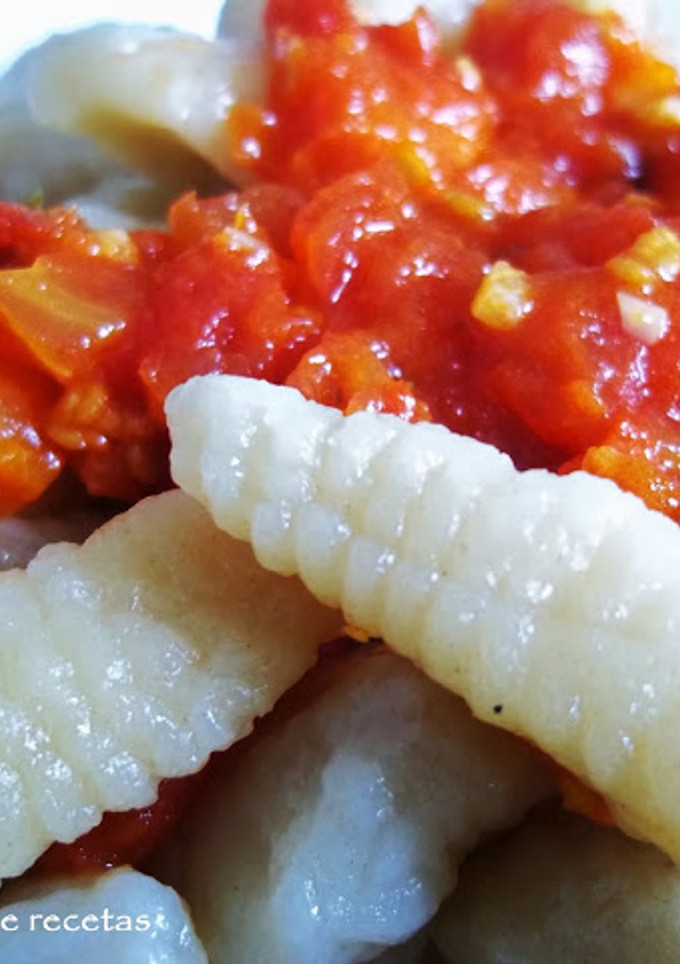 Una foto de Ñoquis con Salsa Arrabbiata