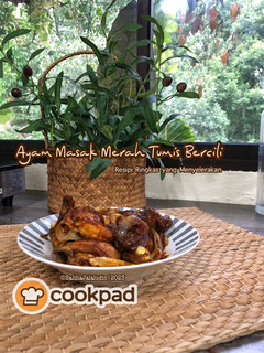 Gambar Ayam Masak Merah Tumis Bercili
