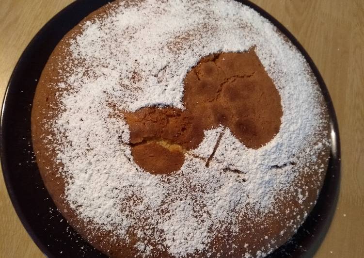 Bizcocho de limón con arándanos rojos