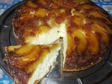 Torta invertida de manzanas