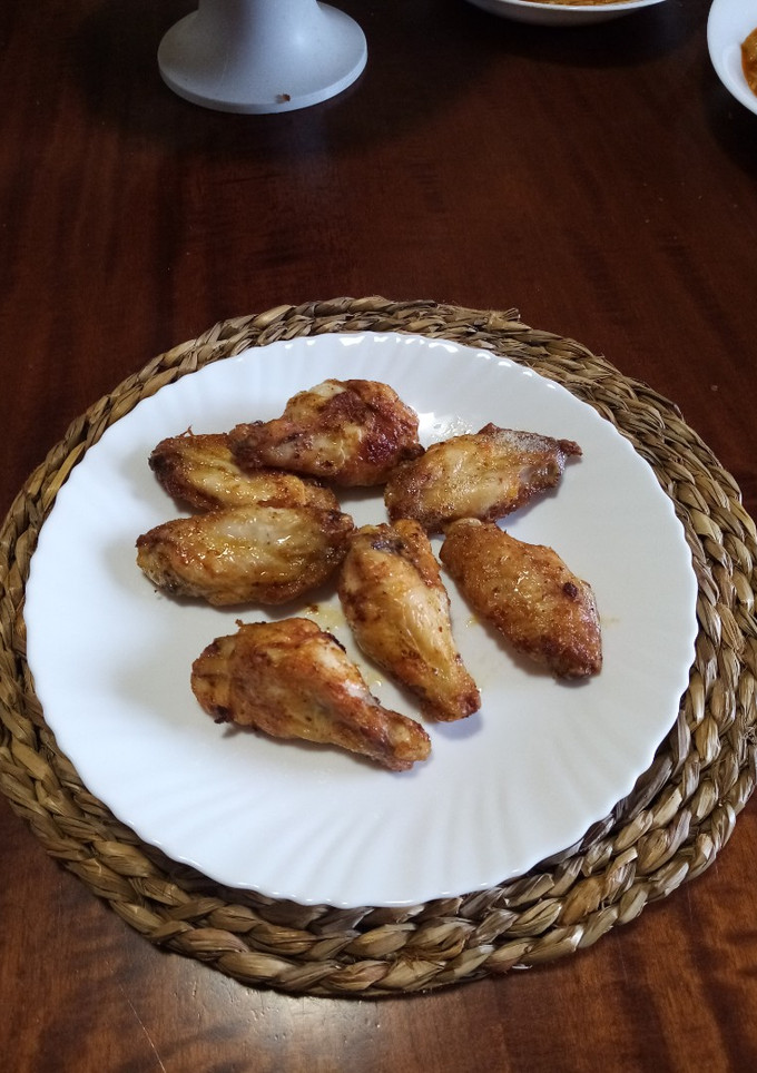 Una foto de Alitas de pollo especiadas en freidora de aire