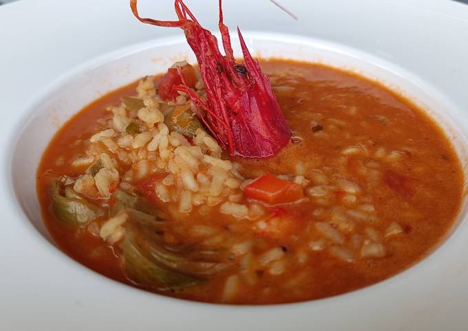 Arroz De Carabineros Y Corazón De Alcachofas 🎉🎉🎉🎉 Receta De Antonio José Cookpad 8832