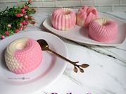 Gambar puding susu pink