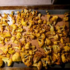 A picture of Curry Cauliflower.
