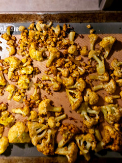 A picture of Curry Cauliflower.