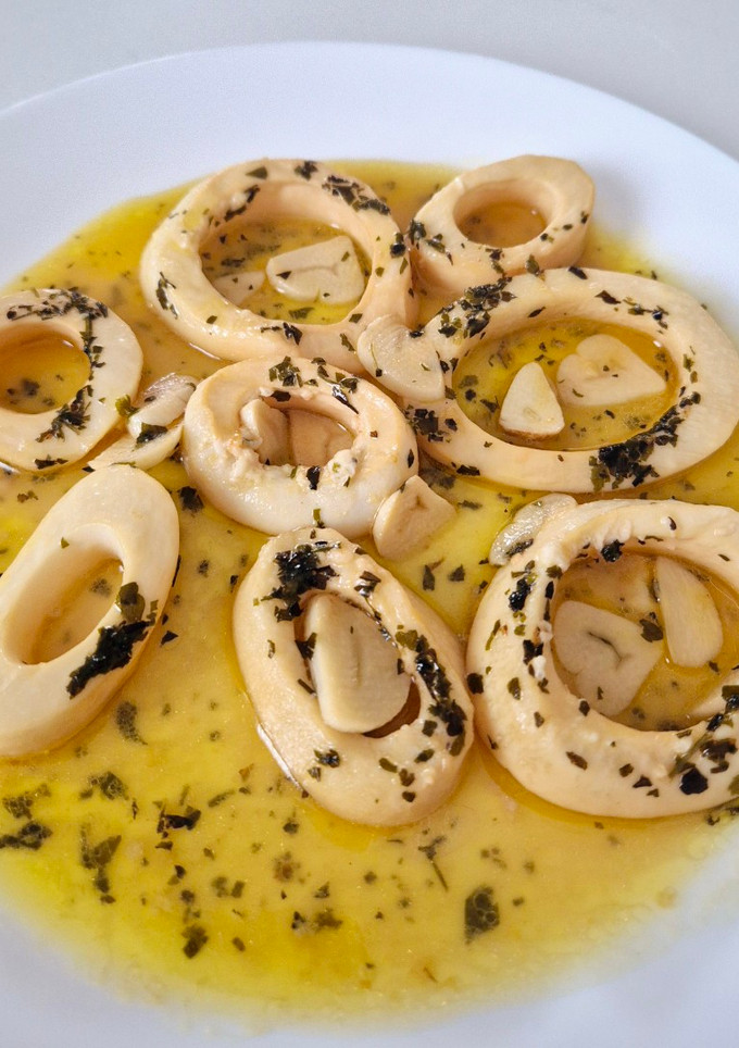 Una foto de Calamares al limón