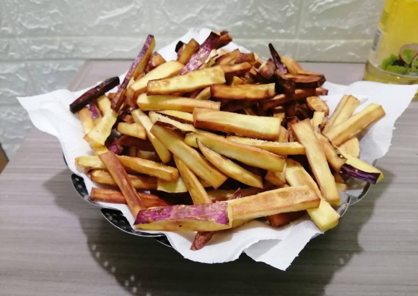 Batatas fritas para acompañar