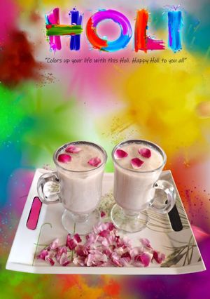 A picture of Thandai.