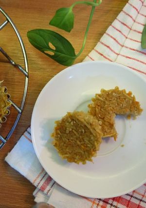Foto resep BLW/MPASI- Oats apple carrot cupcake