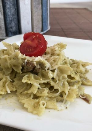 Pestos diós tészta recept fotója